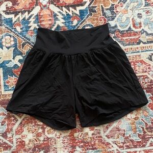 HALARA Women's High-Waisted Black Shorts